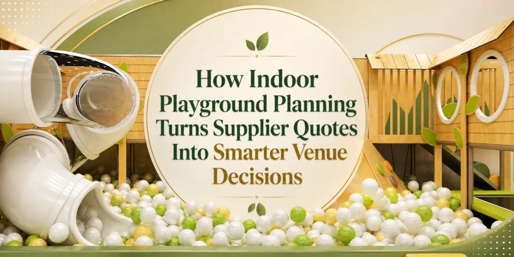 How Indoor Playground Planning Turns Supplier Quotes Into Smarter Venue Decisions