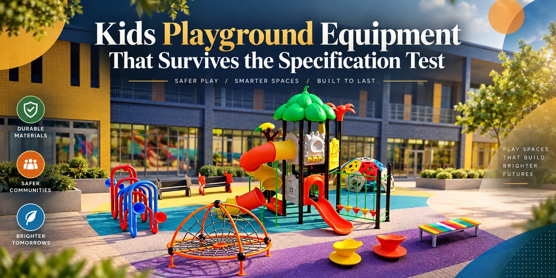 Kids Playground Equipment That Survives The Specification Test