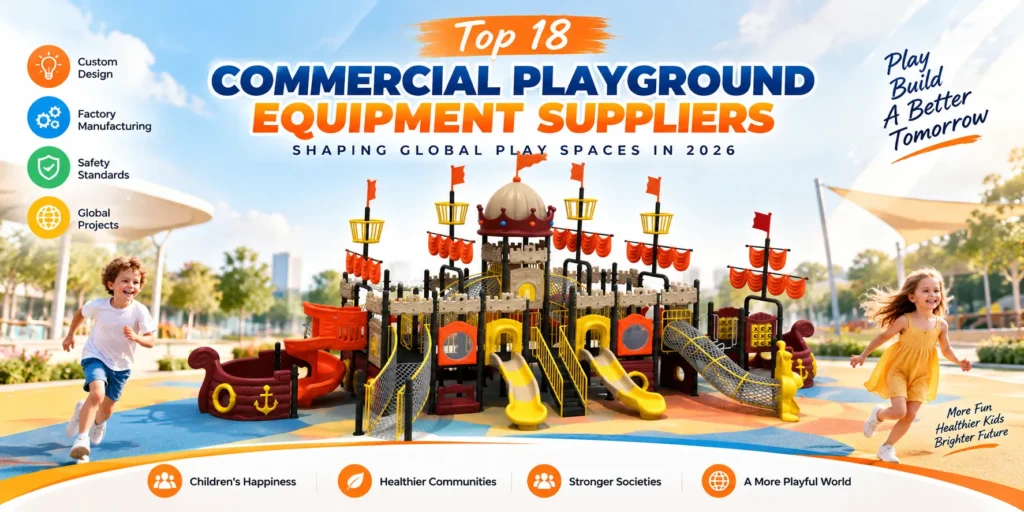 Top 18 Commercial Playground Equipment Suppliers Shaping Global Play Spaces In 2026