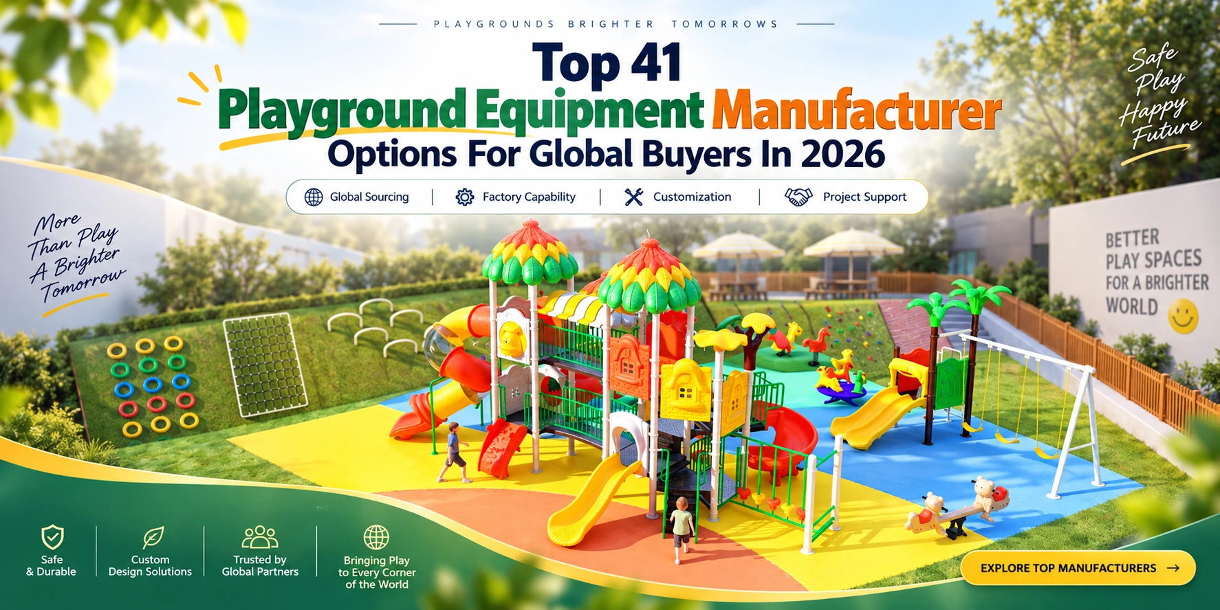 Top 41 Playground Equipment Manufacturer Options For Global Buyers In 2026
