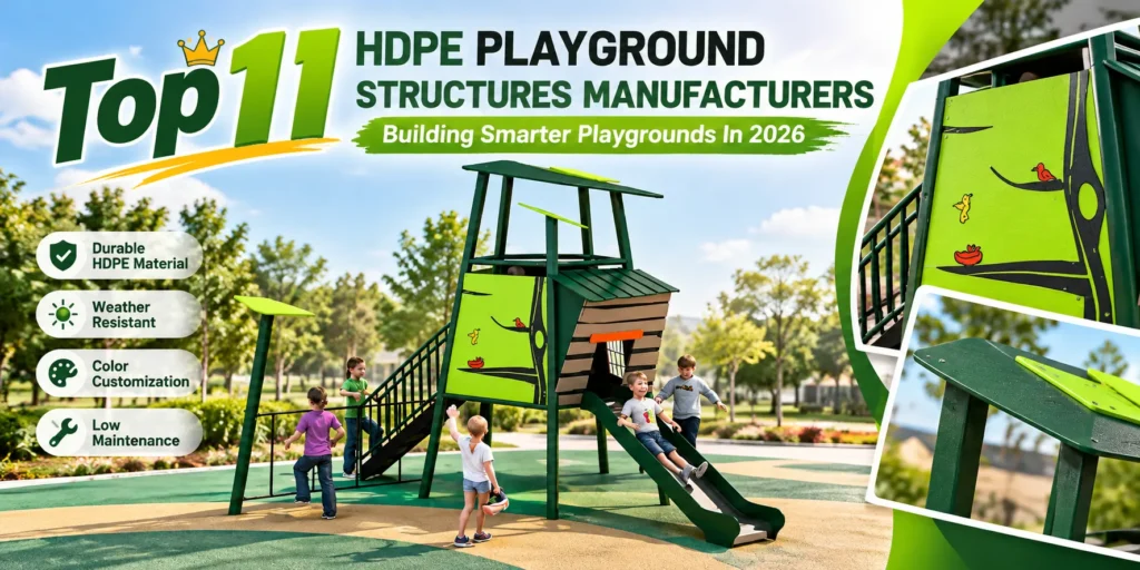Top 11 HDPE Playground Structures Manufacturers Building Smarter Playgrounds In 2026