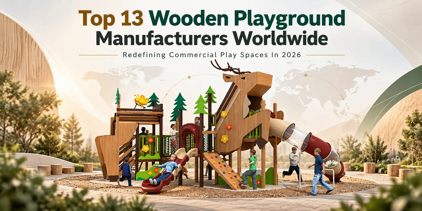 Top 13 Wooden Playground Manufacturers Worldwide Redefining Commercial Play Spaces In 2026