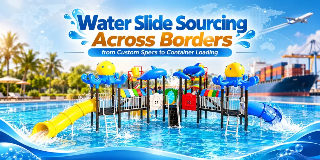 Water Slide Sourcing Across Borders from Custom Specs to Container Loading